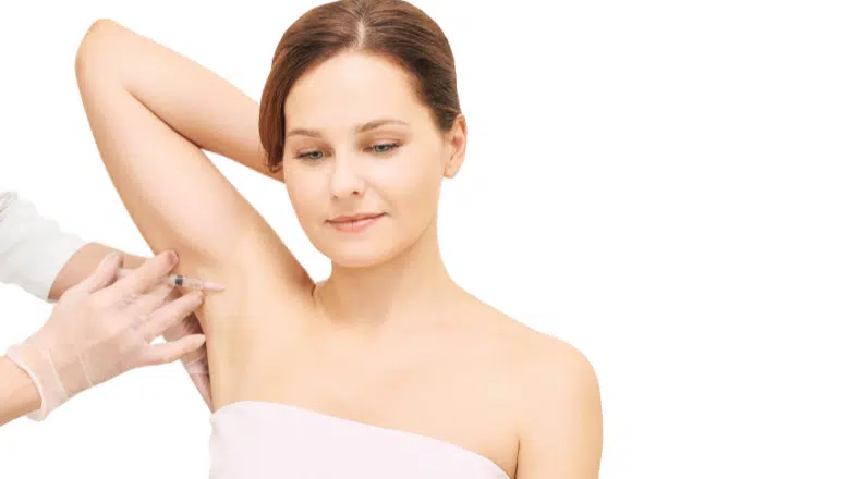 anti sweat injections cost London UK